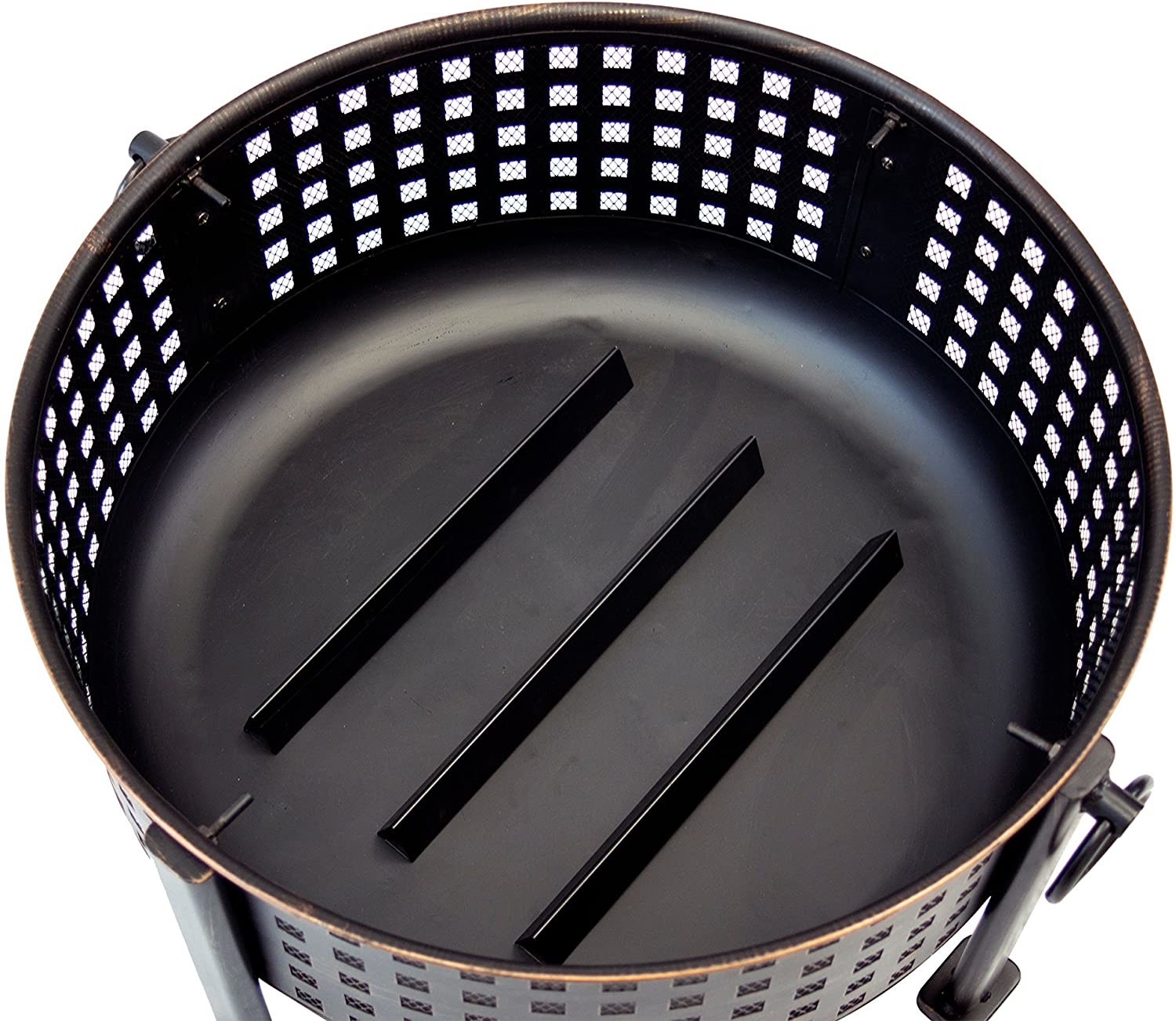 30 Inch 26.4 Pounds Portable Charcoal Fire Pit Outdoor Warming Bbq