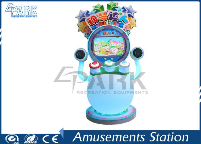 Hardware And Acrylic Arcade Dance Machine / Patting Keys Game Coin Operated Music Machine