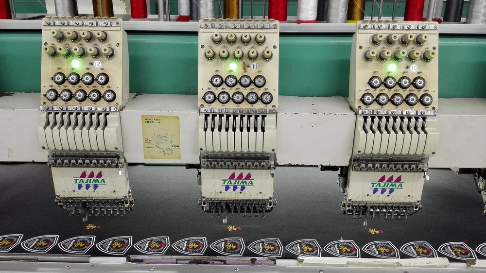 High Speed Used Tajima Embroidery Machine 20 Head For Cap / T Shirt
