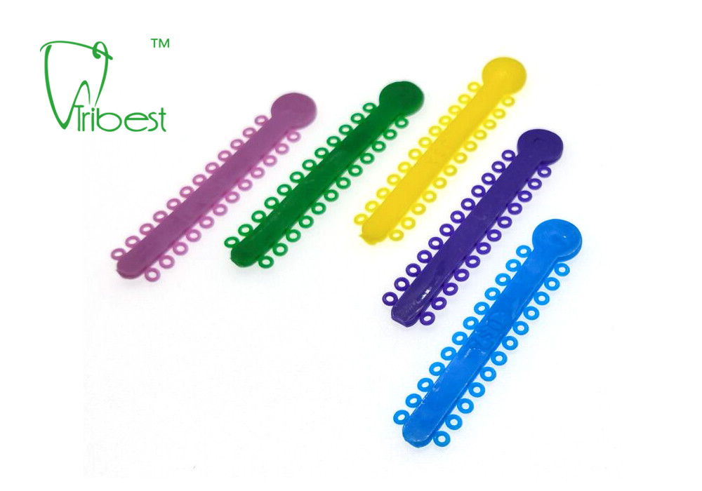 Rubber Chain Code Dental Orthodontic Ligature Ties