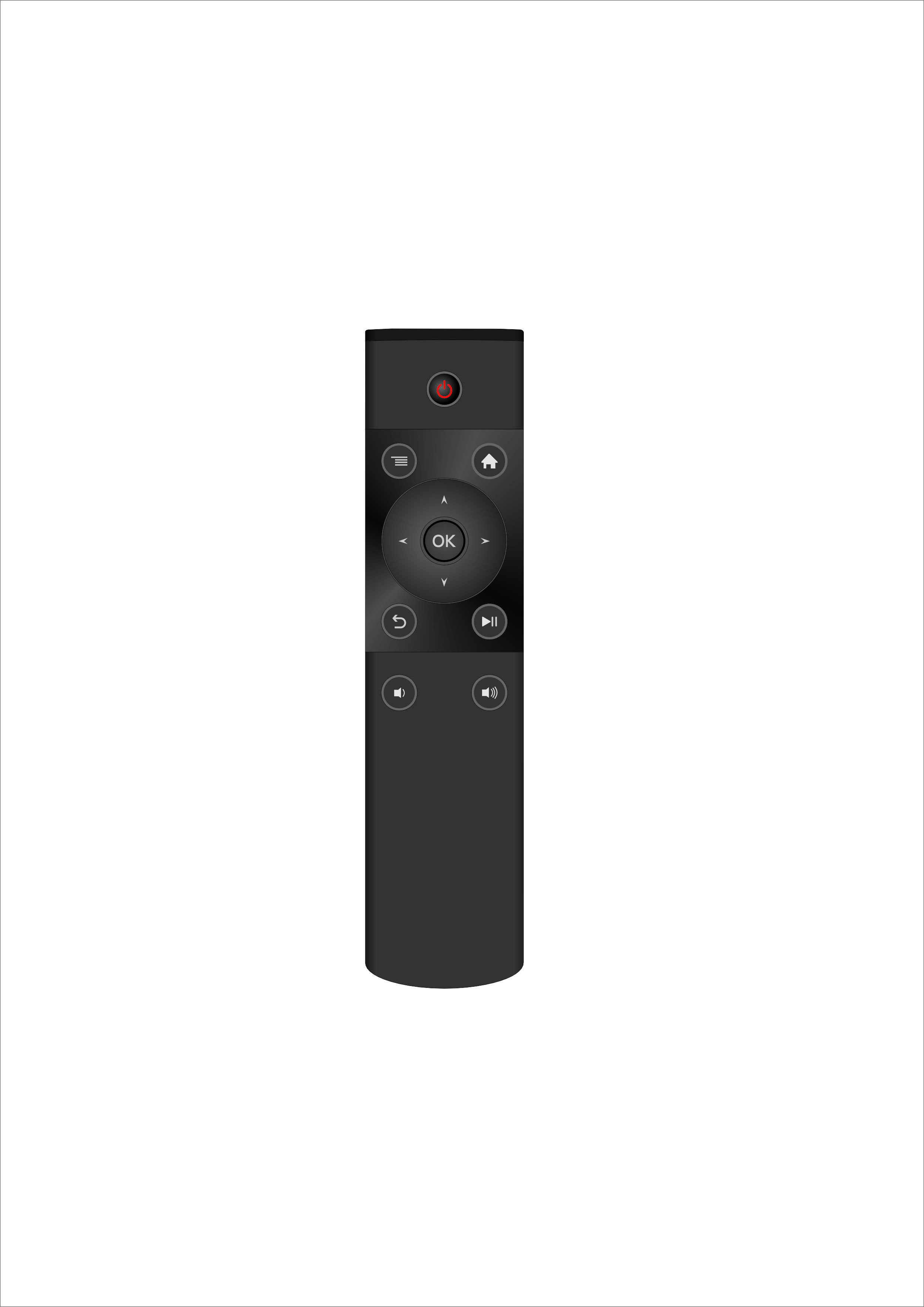 BLF Wireless Bluetooth Remote Control Comon AC LED LCD Customized Logo