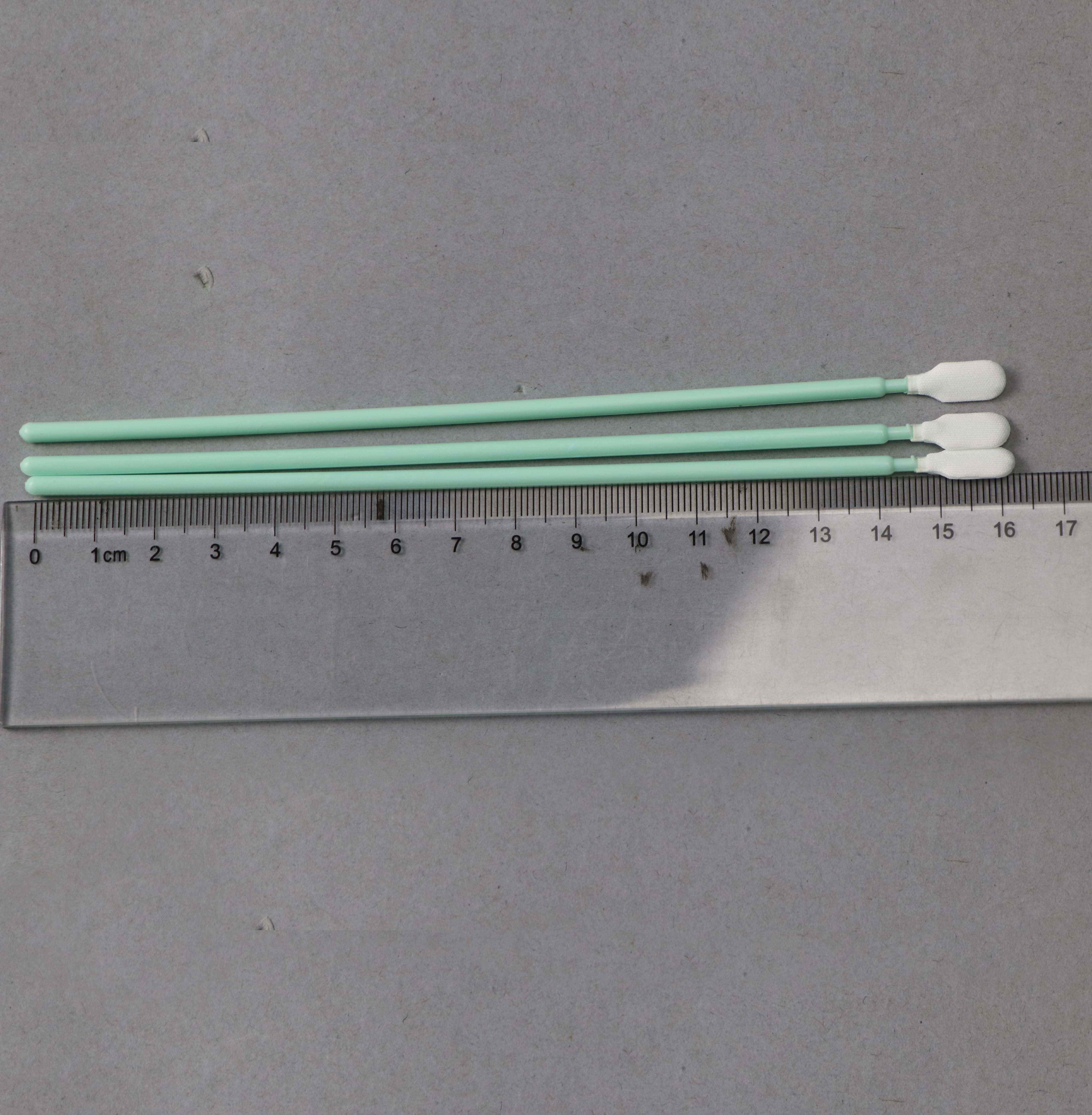 Cleanroom & Lint-Free Polyester Swabs TX761– 6.6 Inch Anti-Static Handle for PCB, Lab, and Optical Cleaning