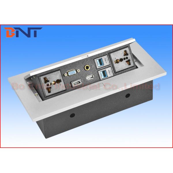Buy cheap HDMI Pop Up Plug With RJ45 Network , Desk Hidden Socket For Meeting Table product