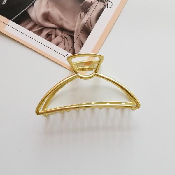 Long Hair Korean Cute Hair Claws Clip Holder Organizer Fashion Metal Gold Adult