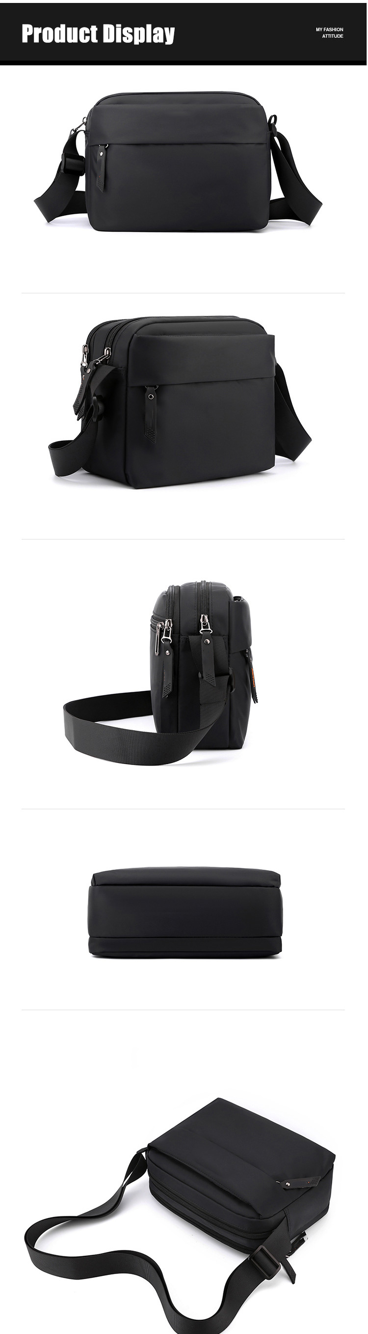 Men Travel Sport Sling Cross Body Chest Shoulder Bag Anti Theft