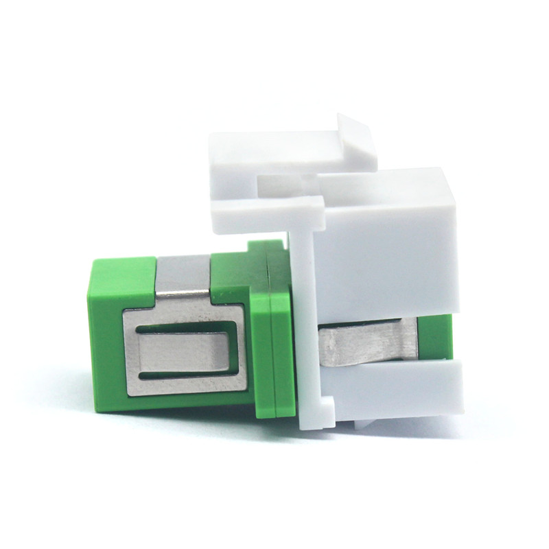 SC APC Simplex Keystone Adapter with Flange Loading Test ≥ 70 N Storage Temp. 40°C to 85°C