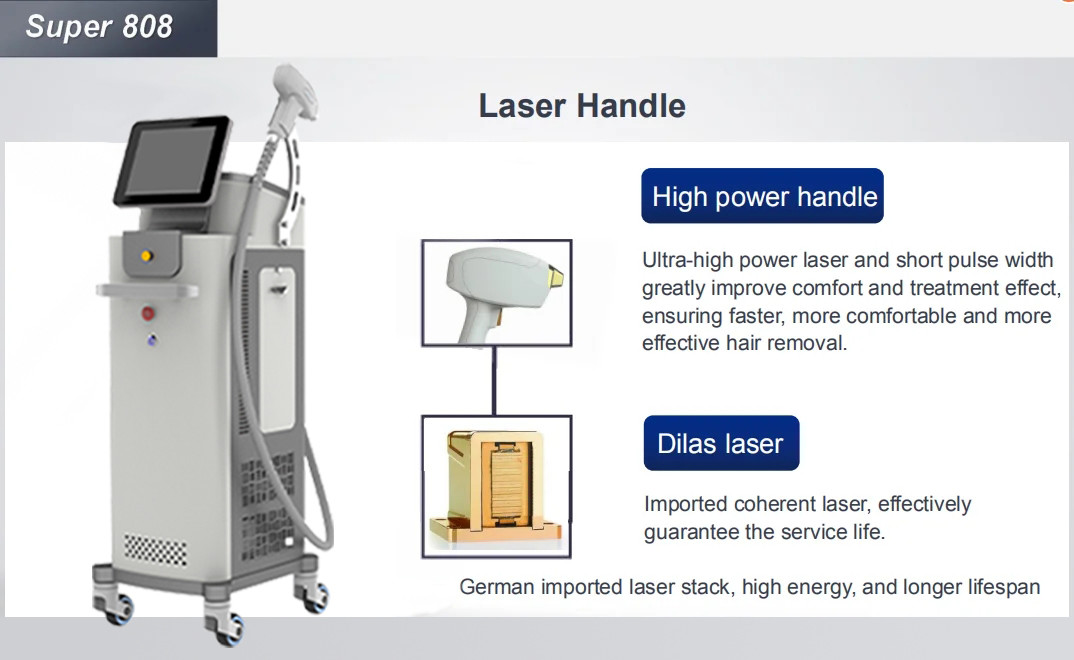All Type Skin Painless 1064 755 808nm Diode Laser Hair Removal Machine