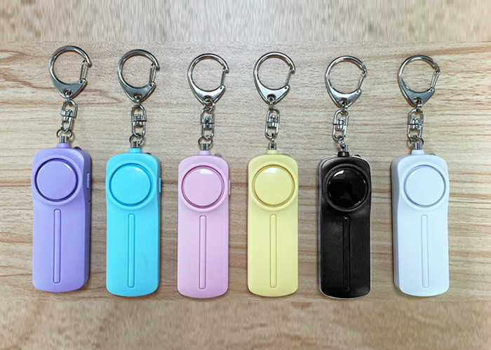 130db Emergency Personal Security Alarms Keychain colorful alarms for girls