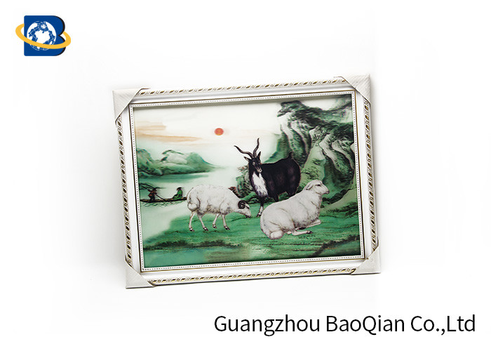 Customized Size 3D Lenticular Pictures Animal Decorative Framed Picture