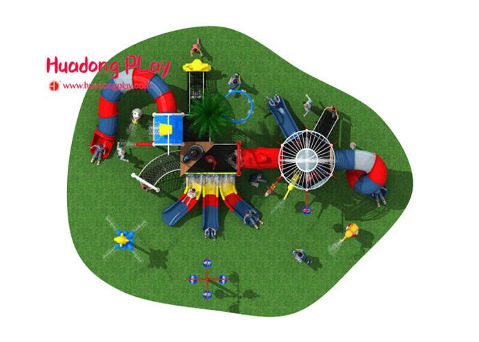 Funny Large Water Theme Park Equipment Cad Instruction Security - Oriented