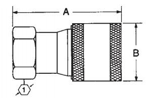 Corrosion Resistance Threaded Quick Release Air Coupler