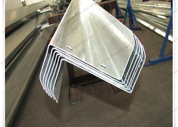 C U Z Automatic C Purlin Roll Forming Machine 80mm Purlin Machine