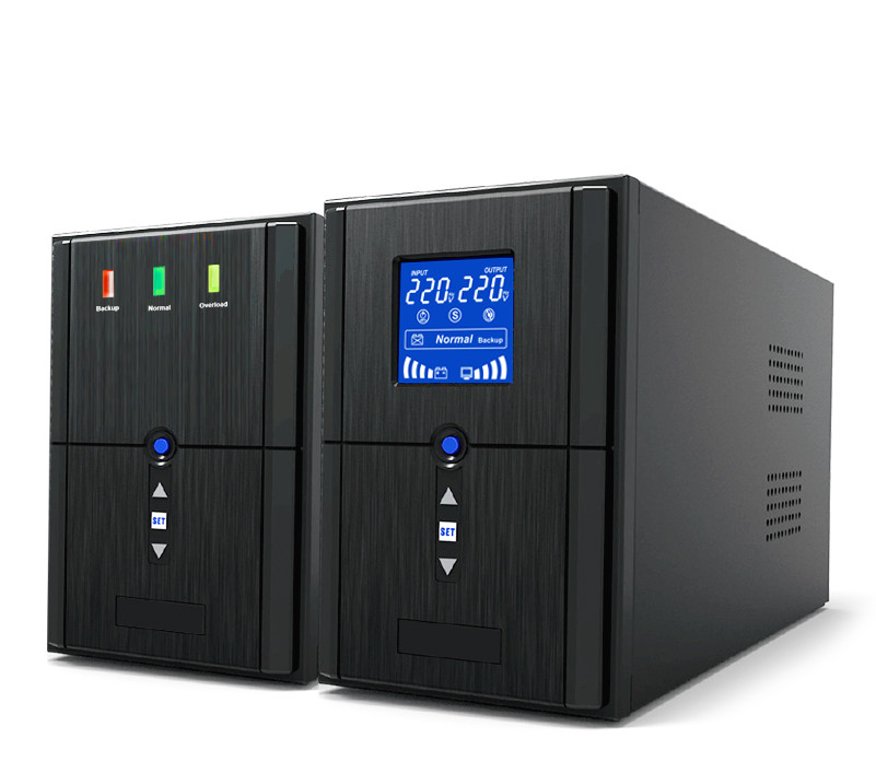 LCD LED Line Interactive UPS 1000va 2 ~ 6ms Transfer Time 93% AC Effciency