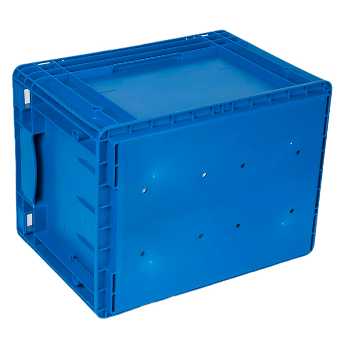 ISO9001 2015 Certified Industrial Plastic Storage Box For Easy Stacking Transport