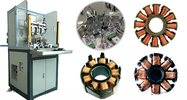 High Precision CNC Motor Stator Coil Winding Machine with 0.5-0.7 Mpa Source Pressure