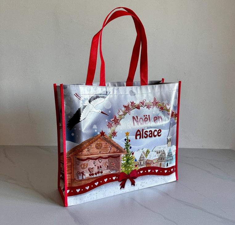 Custom Logo Printed Reusable Spunbond Non-Woven Fabric Shopping Bag Durable And Eco-Friendly Custom Non-Woven Bag Shopping Bag Non Woven Foldable Tote