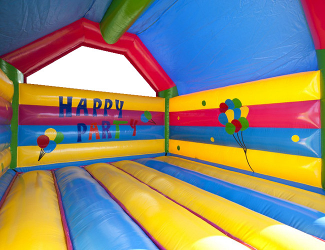 6.3 X 5.0m Colorful Inflatable Clown Bouncy Castle House For Commercial