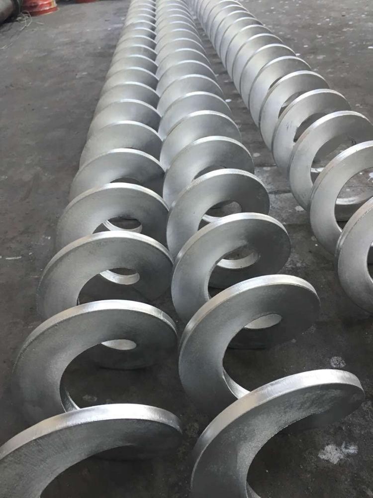 Hot Winding Rolled Spiral Blade Auger Segments 1.5 Years Warranty