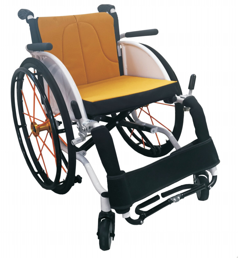 Quickie Manual Lightweight Sport Wheelchair Orange 59cm