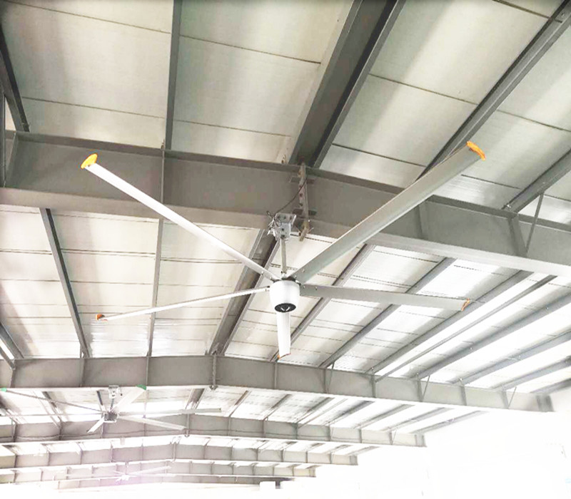 Foyer Silent BLDC Ceiling Fan 220V Large Cooling Ceiling Fan With White Blade