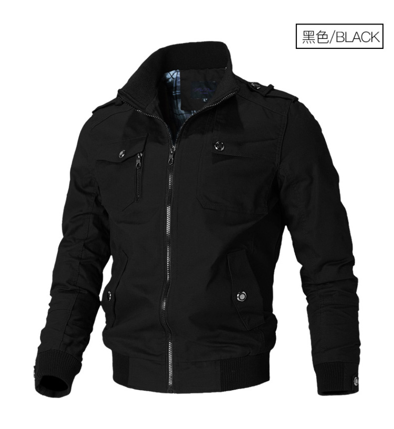 High Quality Mens Pilot Jacket With Fur Lining Plus Thick Wash Outdoor Jackets For Men