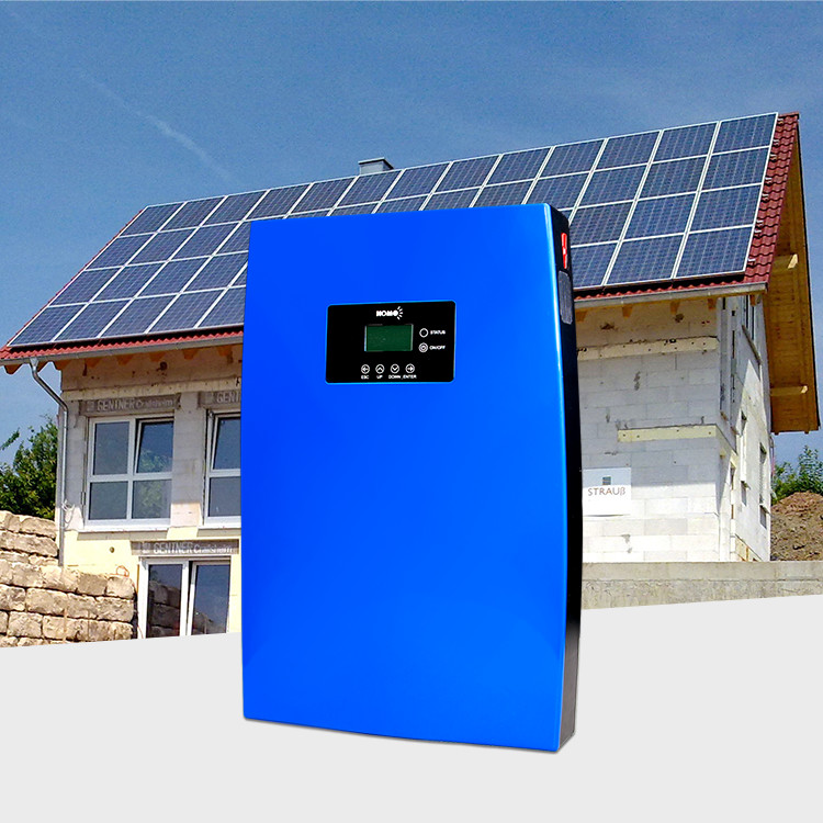 Solar Power Off Grid Home System Energy Saving Solar Panels 768Wh, MPPT Dual 2.0 USB-2.0A Charging Function, Blue