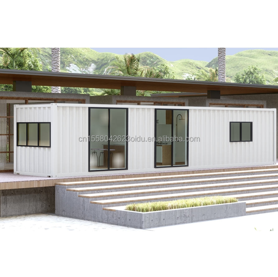 Galvanized Steel Bending 180g Modern Style Prefabricated House Steel Container Home Container Houses Tiny Prefab Family House for Outdoor Living