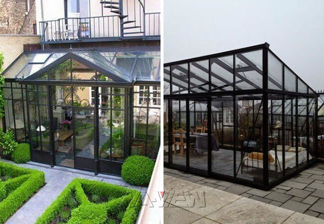 Building Garden Greenhouse Small Deck Greenhouse Kits On A Wood Deck