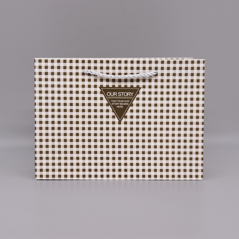 Simple Style custom Paper Bag Packaging For Clothes OEM ODM acceptable