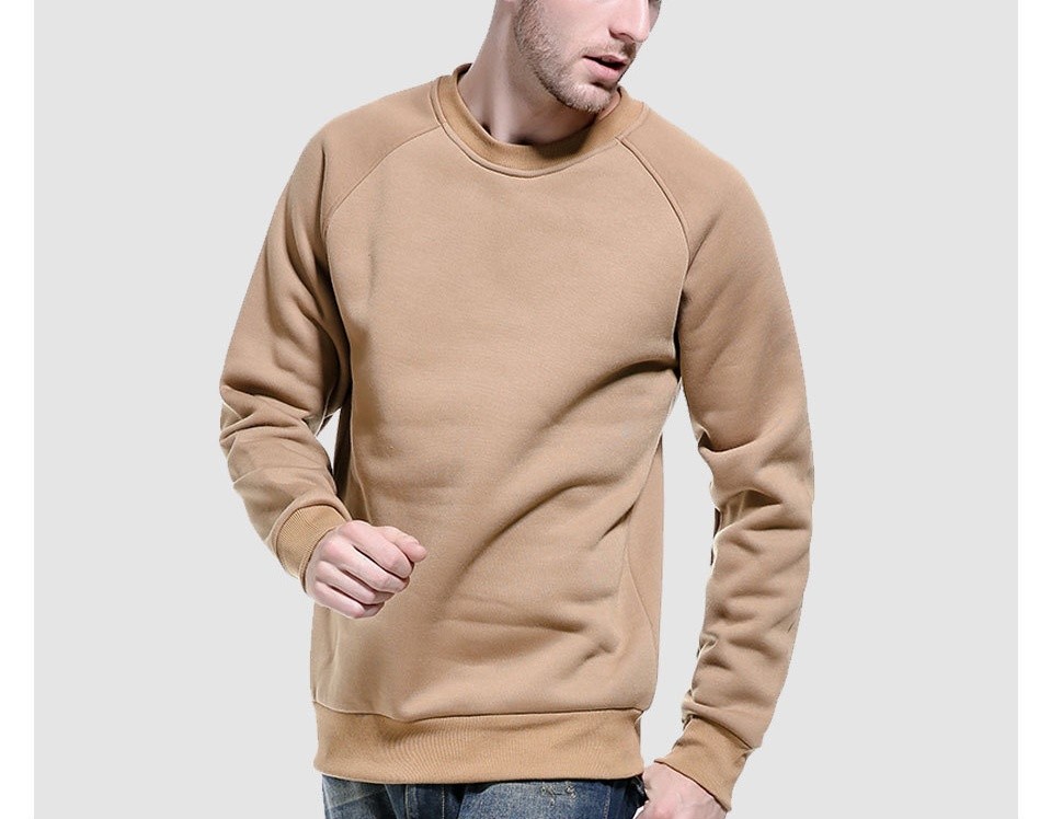 2020 Wholesale xxxxl hip hop plain Crewneck Sweatshirt With Pockets Organic Cotton sports hoodies