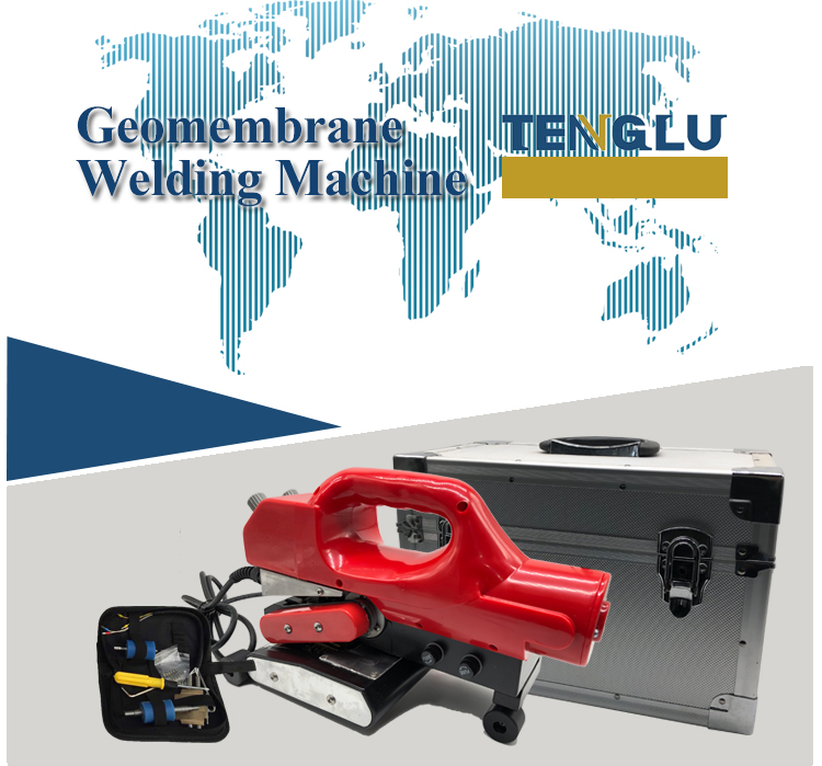 50HZ Frequency Electric Handheld Geomembrane Welding Machine for HDPE Plastic Heating