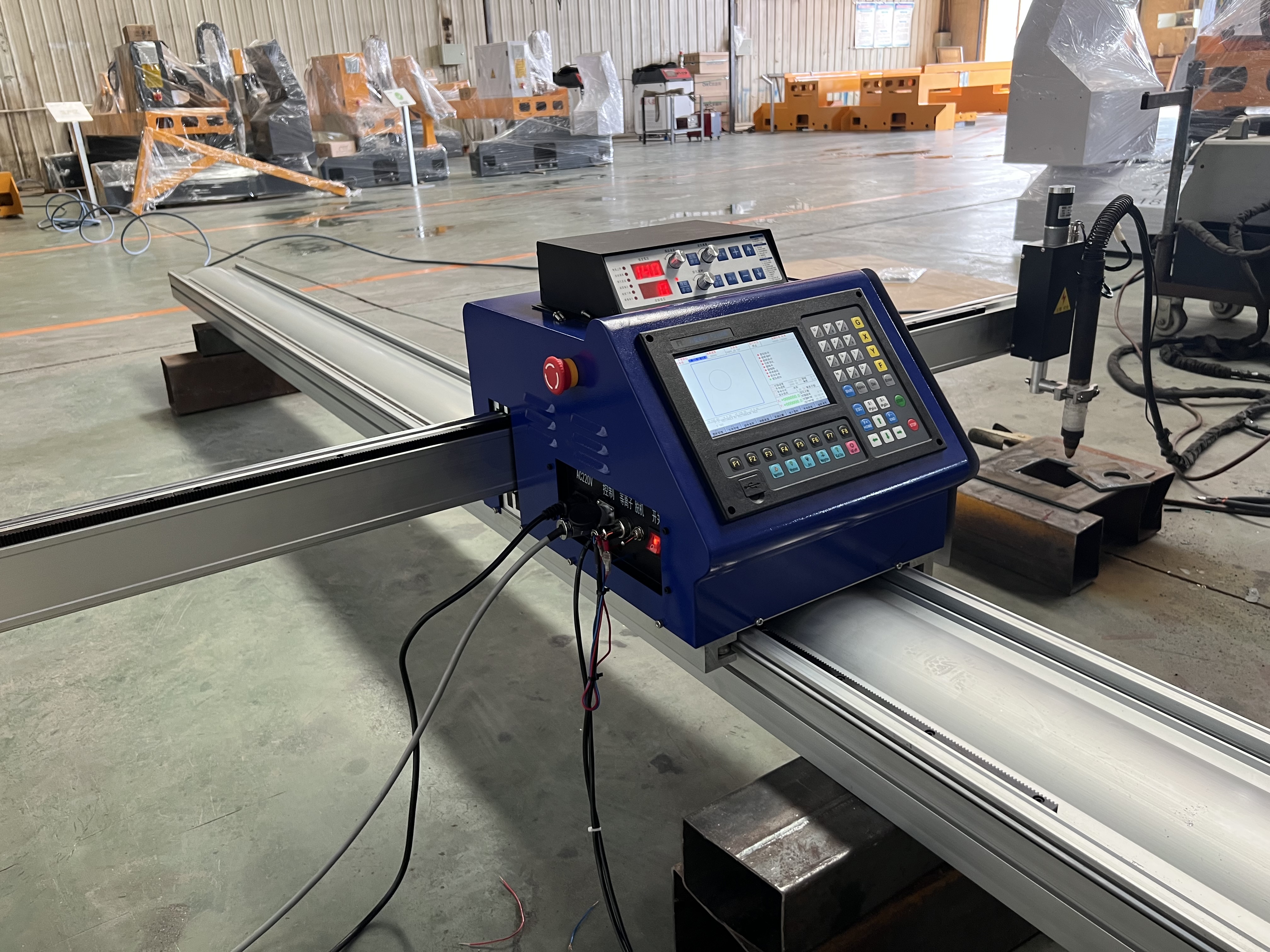Mini Portable CNC Flame Cutting Machine 63A 120A 160A 200A For Building Material Shops