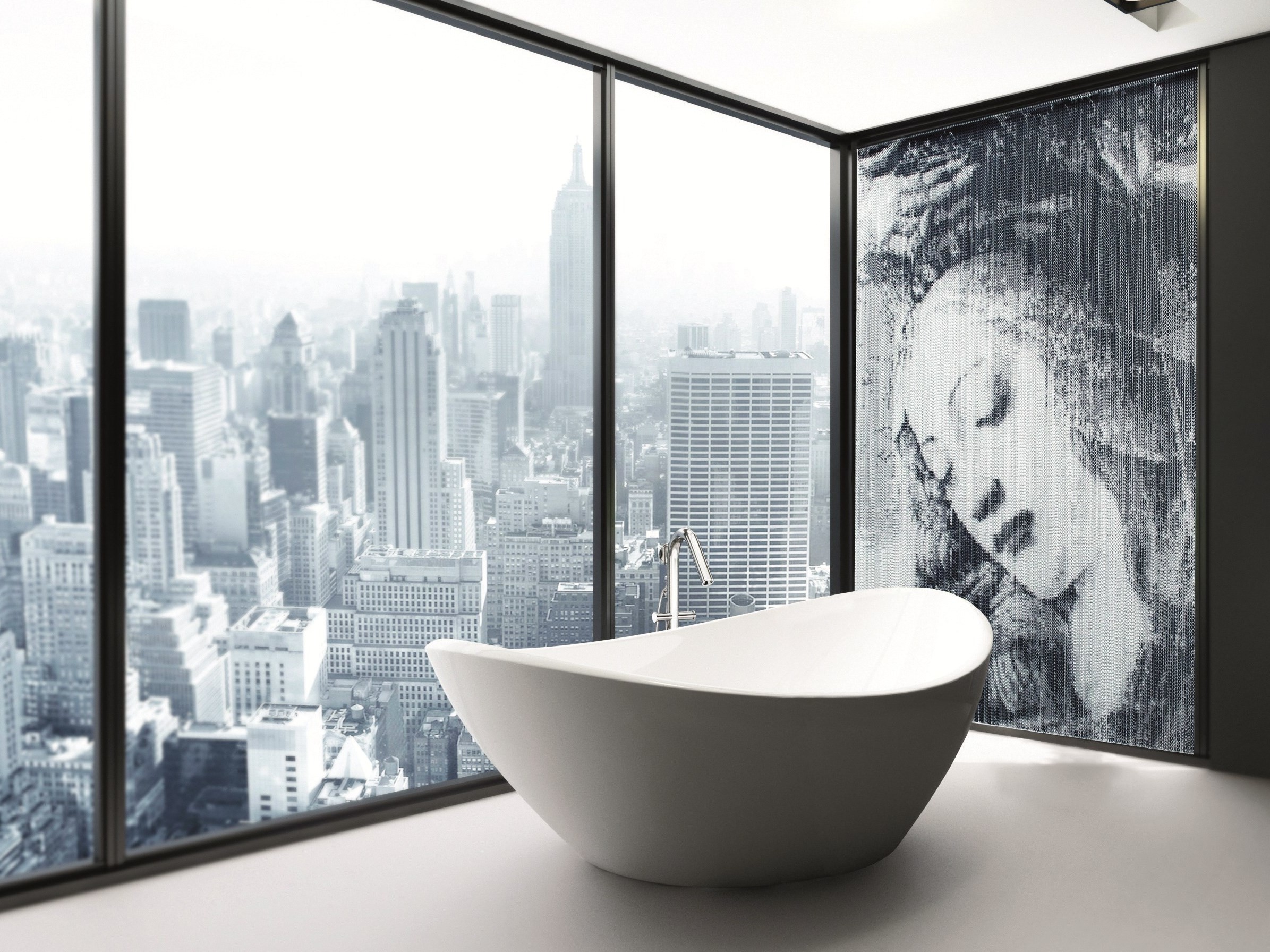 Fireproof Metal Mesh Curtain , 0.8-2.0mm Woven Wire Curtain For Decoration Protection