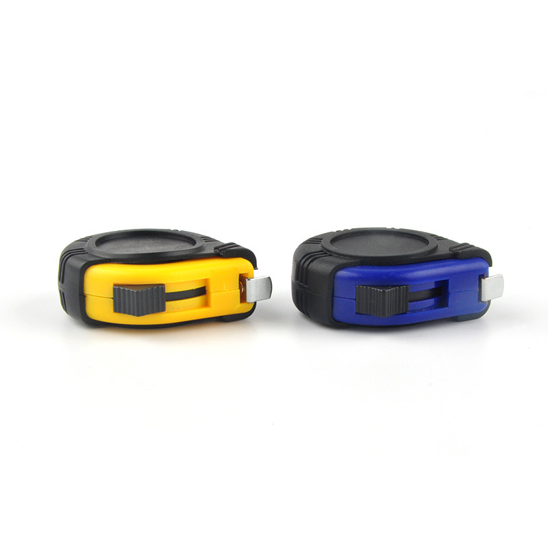 1m 3ft Mini Steel Tape Measure Retractable With Rubber Cover