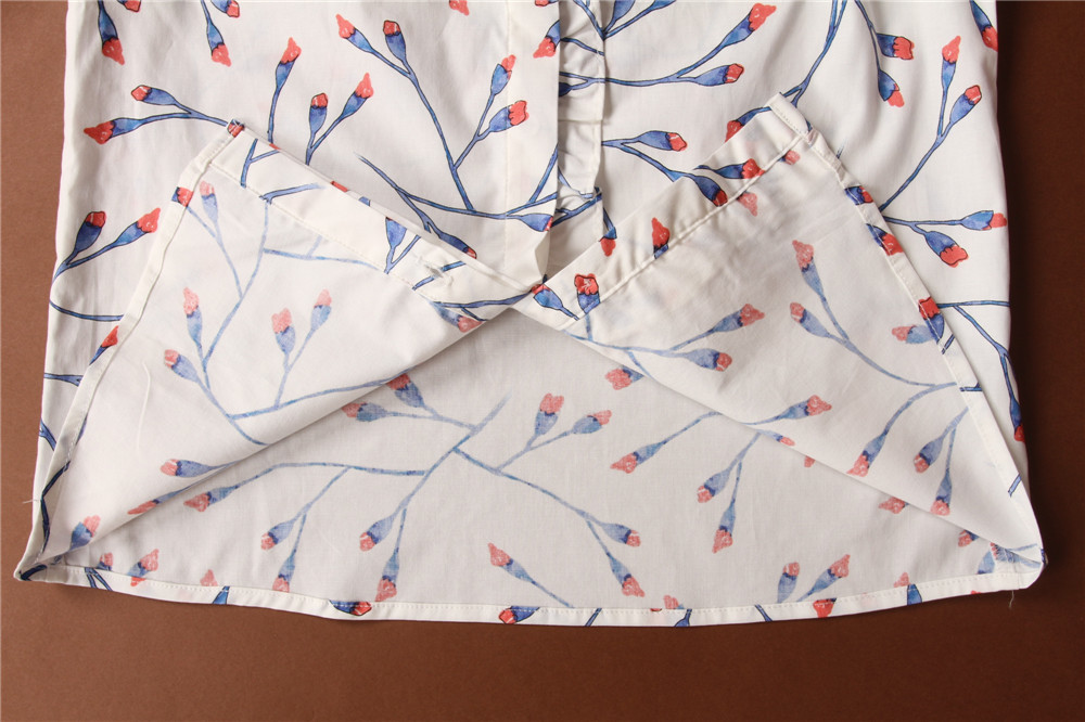 100% Cotton Stockpapa Womens Casual Print Shirts