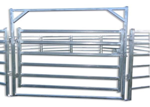 Quality Fram Stockyard Portable Stock Panels , Welded Steel Heavy Duty Cattle Panels for sale