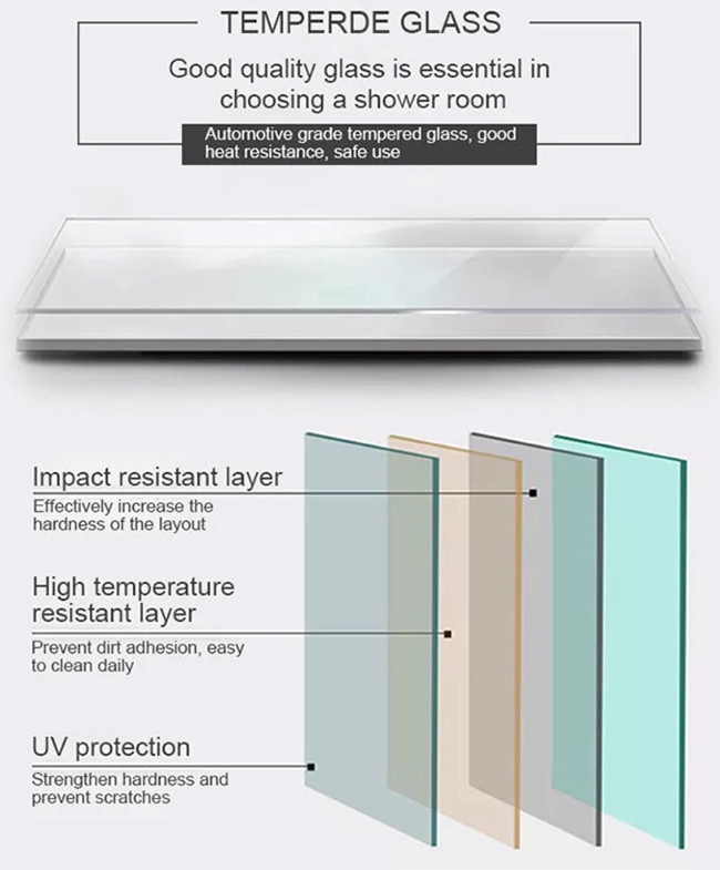 110V / 220V Bathroom Shower Enclosure , Steam Bath Shower Cabin 1400x1100x2150mm