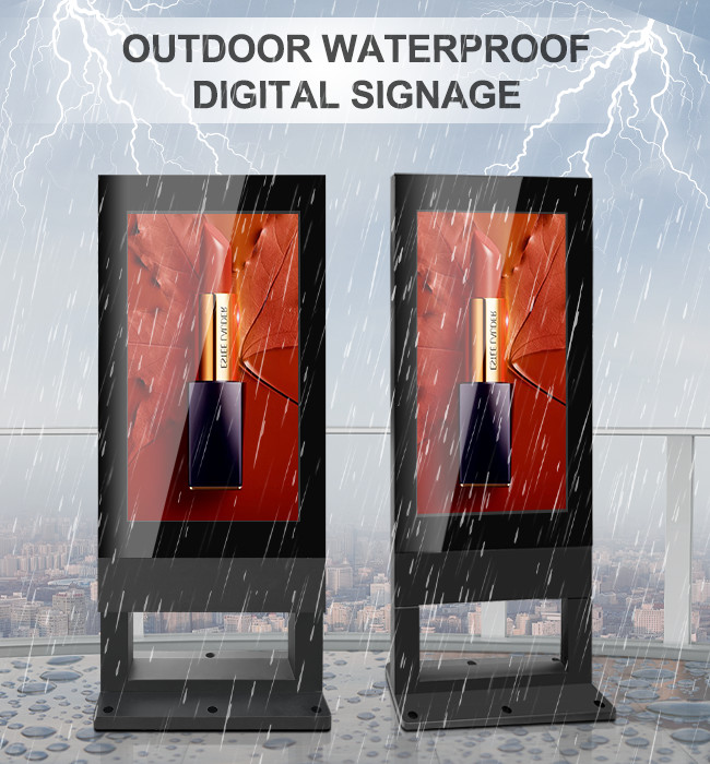 Exterior Display LCD Monitor High Temperature Resist 2500nits LVDS