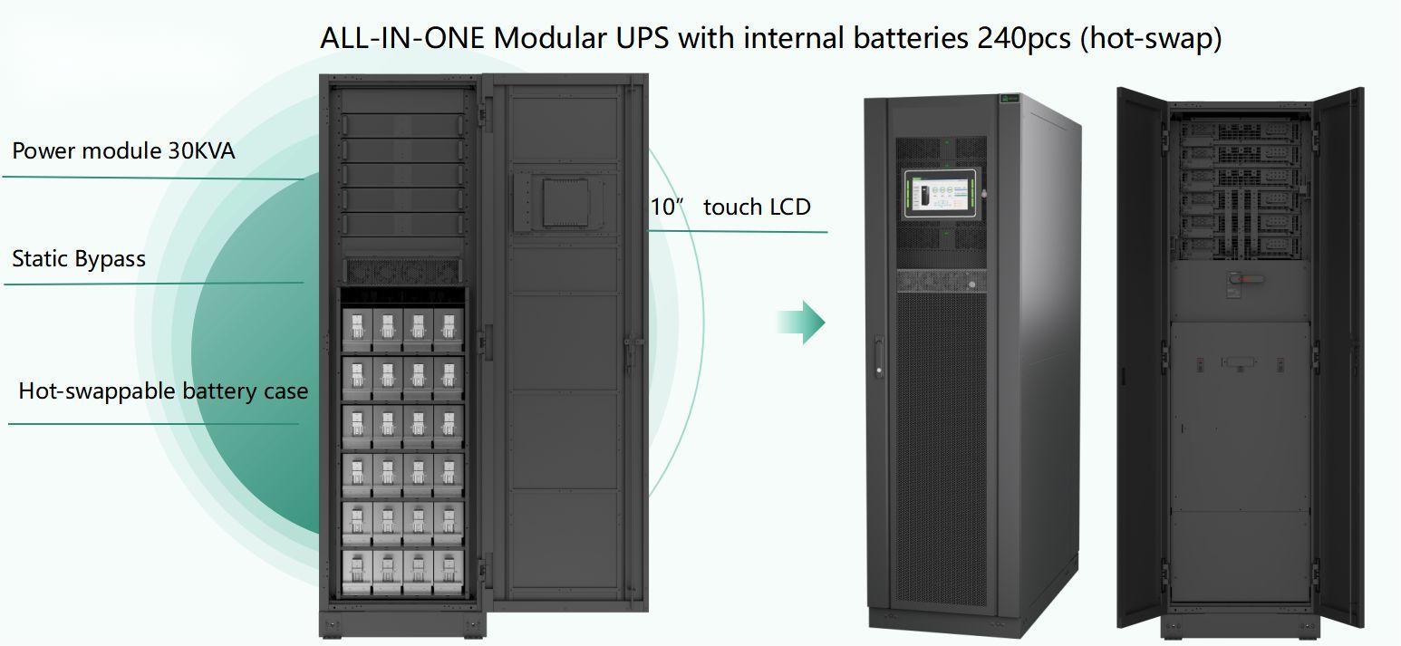 modular ups with inner battery