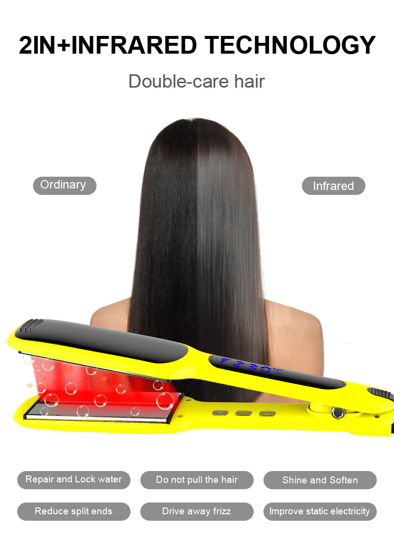 240V 60Hz Upgrade Infrared Large Straightener PTC Heating Titanium Plate