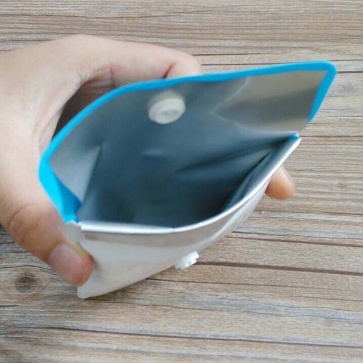 Promotional OEM Small colored PVC plastic pocket ashtray/tobacco pouch bag with custom logo free sample