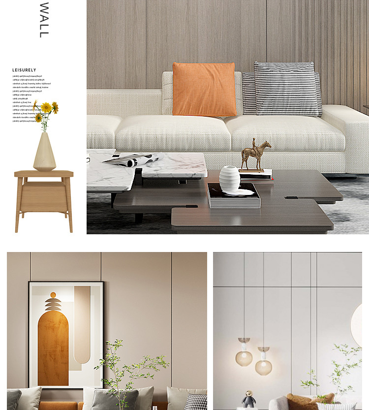 Office Indoor WPC Slotted Wood Veneer Wall Panel Moisture Proof