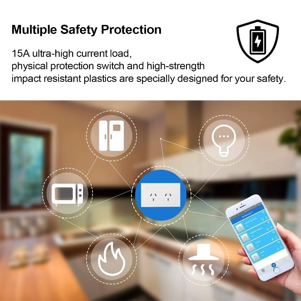 Smart Wifi Wall Socket Plug Customized Built In Independent Switching Power Cord Mobile Phone Charger Usb