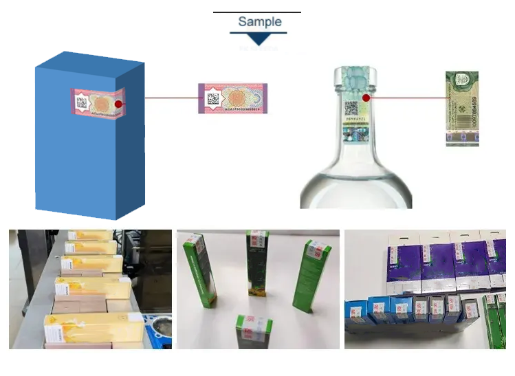Automatic Grade Automatic Tax Strip Labeling Machine with Good and CE Approval
