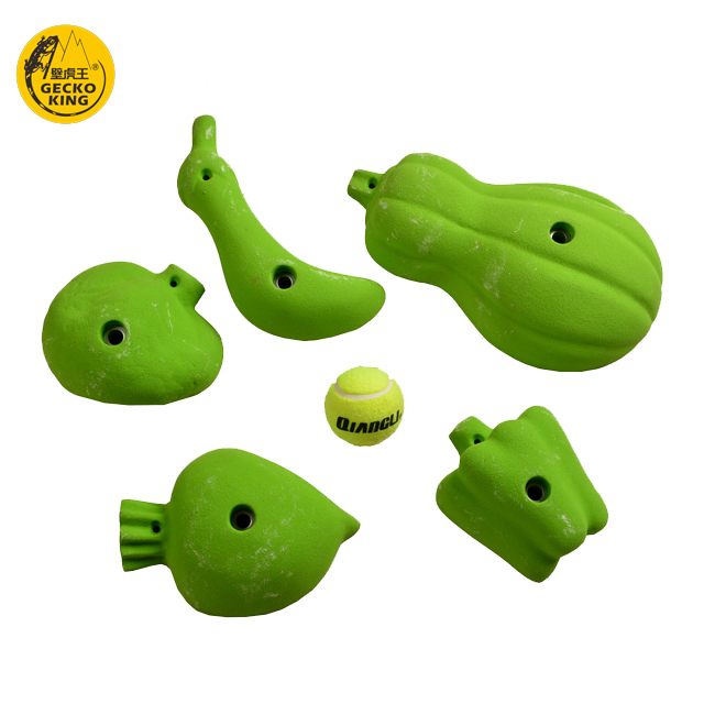 Creative shaped rock climbing wall handle for kids encourages creativity and imagination