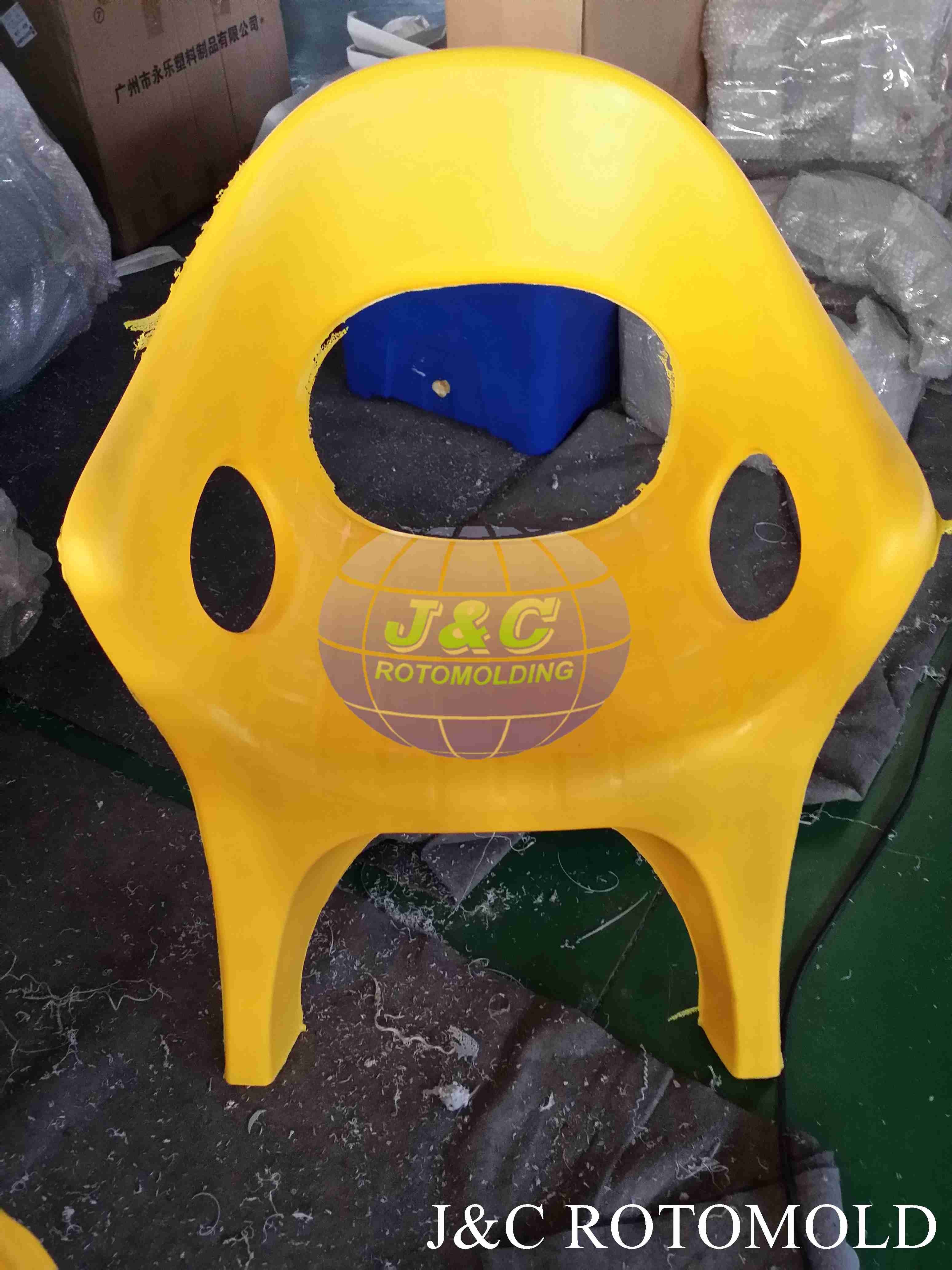Plastic Rotational Moulded Furniture , Rotomoulding Moulds For LLDPE Armchair