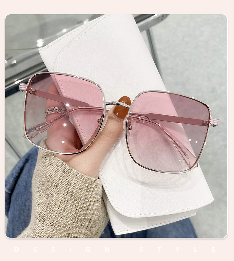 Metal Frame Polarized Ladies Sunglasses Triacetate Lenses Durable
