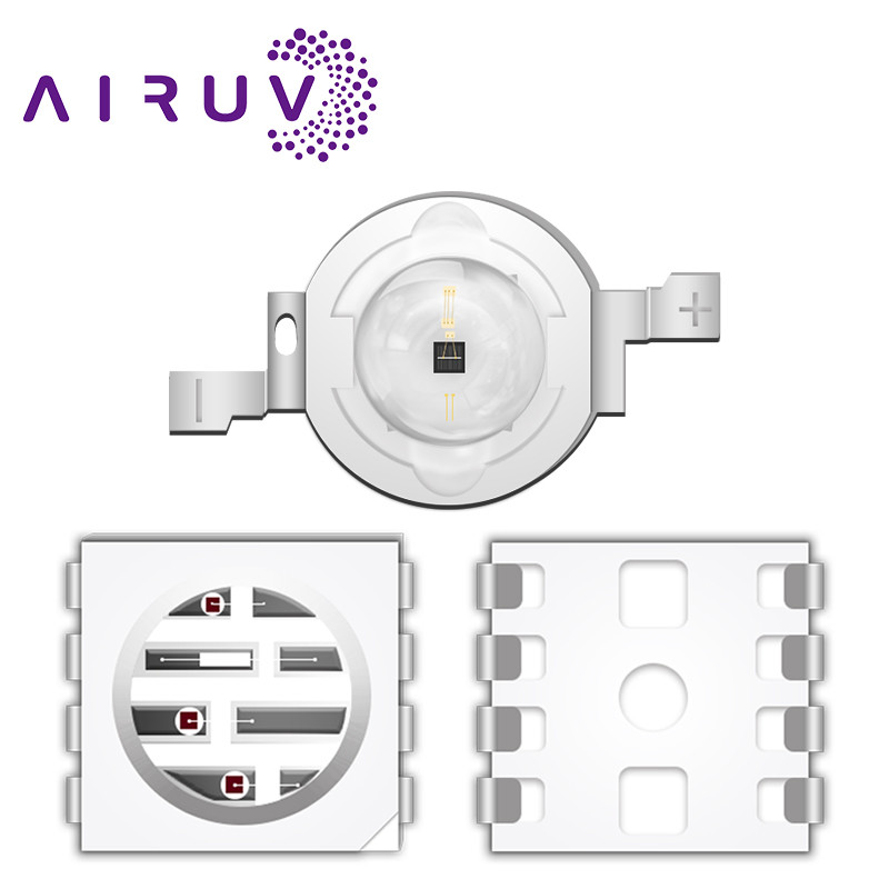 Wholesale 2W 585-590nm 800-810nm LED Chip 950-1100mW 700mA 2.0-2.4V For Therapeutic Lamp