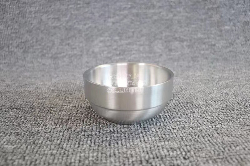 14cm Brushed Polishing Metal Adults Stainless Steel Bowl