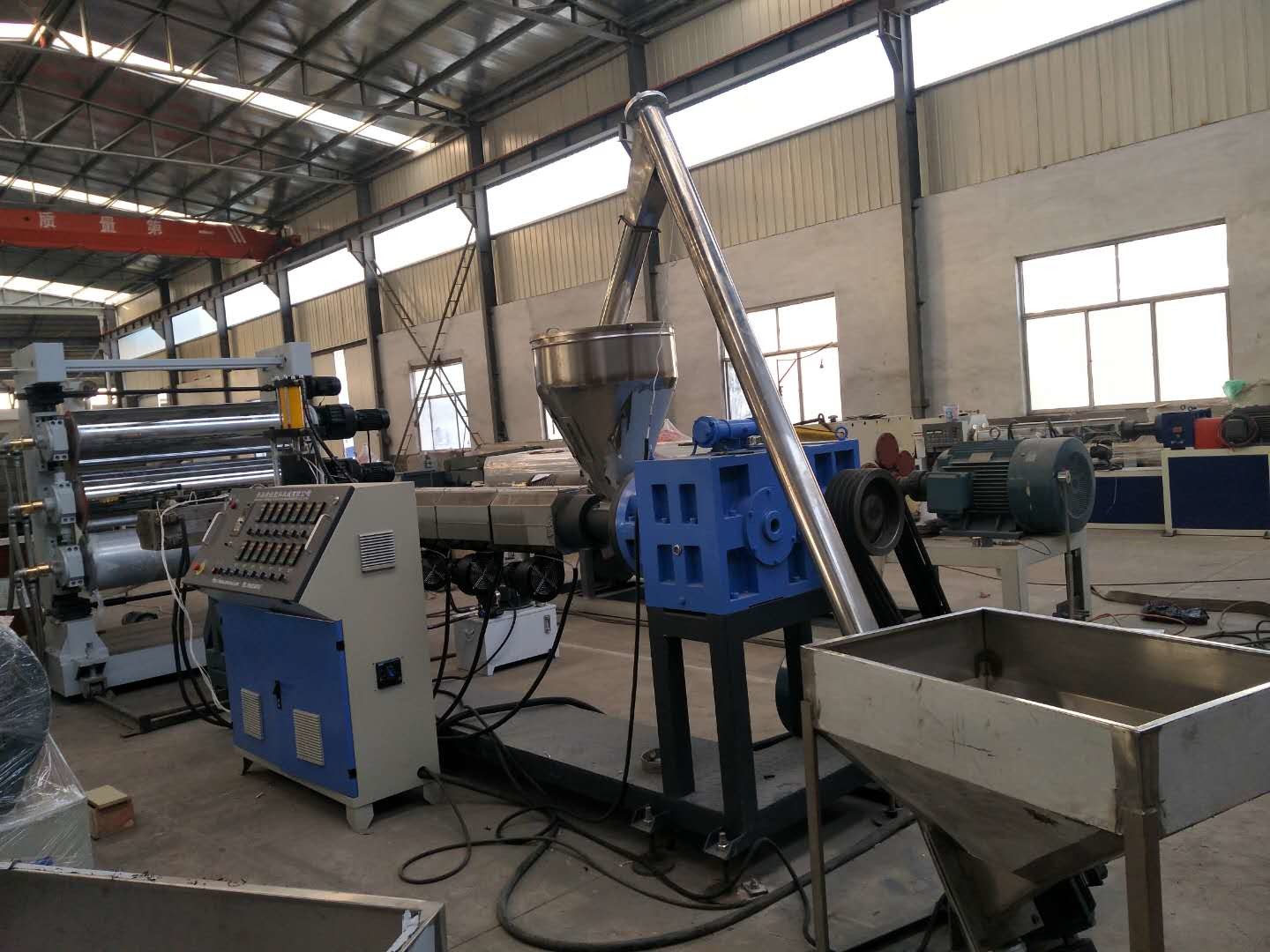 High Speed WPC Board Production Line For Seashore Damp Proof Board